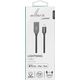 Kabel USB eStuff Lightning - USB-A 0.5 m Szary (ES601065)