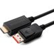 Kabel MicroConnect DisplayPort - HDMI 5m czarny (MC-DP-HDMI-5004K)