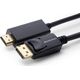 Kabel MicroConnect DisplayPort - HDMI 0.5m czarny (MC-DP-HDMI-050)