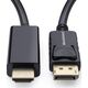 Kabel MicroConnect DisplayPort - HDMI 1.5m czarny (MC-DP-HDMI-150)