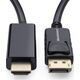 Kabel MicroConnect DisplayPort - HDMI 10m czarny (MC-DP-HDMI-1000)