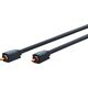 Kabel Clicktronic RCA (Cinch) - RCA (Cinch) 1m granatowy