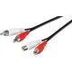 Kabel Goobay RCA (Cinch) x2 - RCA (Cinch) x2 2.5m czarny (50026)