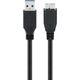 Kabel USB Goobay USB-A - microUSB 1 m Czarny (JAB-1355046)