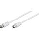 Kabel Goobay Antenowy 2.5m biały (68147)