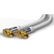 Kabel Goobay Antenowy (F) 3m biały (70484)