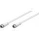 Kabel Goobay Antenowy (F) 3m biały (JAB-4410935)