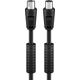 Kabel Goobay Antenowy 2.5m czarny (50729)