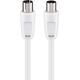 Kabel Goobay Antenowy 0.5m biały (50910)