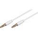 Kabel Goobay Jack 3.5mm - Jack 3.5mm 1m biały (69111)