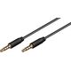 Kabel Goobay Jack 3.5mm - Jack 3.5mm 1.5m czarny (63828)