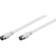 Kabel Goobay Antenowy (F) 2.5m biały (JAB-854904)