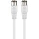 Kabel Goobay Antenowy (F) 1.5m biały (JAB-854906)