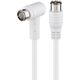 Kabel Goobay Antenowy (F) 2.5m biały (67348)
