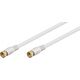 Kabel Goobay Antenowy (F) 2.5m biały (67291)