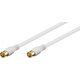 Kabel Goobay Antenowy (F) 2.5m biały (62744)