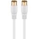 Kabel Goobay Antenowy (F) 2.5m biały (62744)