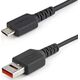 Kabel USB StarTech USB-A - microUSB 1 m Czarny (USBSCHAU1M)