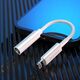 Adapter USB Dudao Lightning - Jack 3.5mm Biały  (6973687242336)