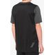 100% Koszulka juniorska 100% RIDECAMP Youth Jersey krótki rękaw black charcoal roz. XL (NEW 2021)