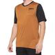 100% Koszulka męska 100% RIDECAMP Jersey krótki rękaw terracotta black roz. S (NEW 2021)