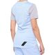 100% Koszulka damska 100% RIDECAMP Jersey krótki rękaw powder blue grey roz. M (NEW 2021)