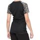 100% Koszulka damska 100% AIRMATIC Women's Jersey krótki rękaw black floral roz. S (NEW 2021)