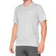 100% Koszulka męska 100% CELIUM Jersey krótki rękaw dark grey black roz. L (NEW 2021)