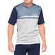 100% Koszulka męska 100% AIRMATIC Jersey krótki rękaw steel blue grey roz. L (NEW 2021)