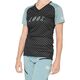 100% Koszulka damska 100% AIRMATIC Women's Jersey krótki rękaw seafoam checkers roz. M (NEW 2021)