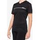 100% Koszulka damska 100% RIDECAMP Women's Jersey krótki rękaw black grey roz. S (NEW 2021)
