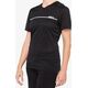 100% Koszulka damska 100% RIDECAMP Women's Jersey krótki rękaw black grey roz. XL (NEW 2021)