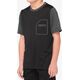 100% Koszulka juniorska 100% RIDECAMP Youth Jersey krótki rękaw black charcoal roz. L (NEW 2021)