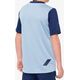100% Koszulka juniorska 100% RIDECAMP Youth Jersey krótki rękaw light slate navy roz. S (NEW 2021)