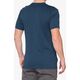 100% T-shirt 100% NORD krótki rękaw slate blue roz. M (NEW)
