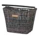 Basil Kosz na kierownicę BASIL BREMEN RATTAN LOOK KF ratanowy + Płytka mocująca do kosza BASIL KLICKFIX ADAPTER PLATE system do mocowania na kierownicę odpinany (bez wspornika) nature brown (NEW)