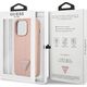 Guess Guess GUHCP13XPSATLP iPhone 13 Pro Max 6,7" różowy/pink hardcase SaffianoTriangle Logo
