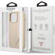 Guess Guess GUHCP13LPSATLE iPhone 13 Pro / 13 6,1" beżowy/beige hardcase SaffianoTriangle Logo