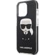 Karl Lagerfeld Karl Lagerfeld KLHCP13LTPEIKK iPhone 13 Pro / 13 6,1" hardcase czarny/black Iconik Karl
