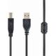 Kabel USB Gembird USB-A - USB-B 3 m Czarny (CCFB-USB2-AMBM-3M)