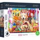 Trefl Puzzle 1000 Doggy Peekers Unlimited Fit Technology