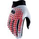 100% Rękawiczki 100% GEOMATIC Gloves Grey/Racer Red - L (długość dłoni 193-200 mm) (NEW 2022)