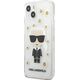 Karl Lagerfeld Karl Lagerfeld KLHCP13SHFLT iPhone 13 mini 5,4" przezroczysty/transparent Flower Ikonik Karl