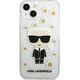 Karl Lagerfeld Karl Lagerfeld KLHCP13SHFLT iPhone 13 mini 5,4" przezroczysty/transparent Flower Ikonik Karl