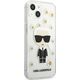 Karl Lagerfeld Karl Lagerfeld KLHCP13SHFLT iPhone 13 mini 5,4" przezroczysty/transparent Flower Ikonik Karl