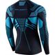 Brubeck LS15700 Bluza męska DRY grafitowy/niebieski S