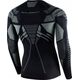 Brubeck LS15700 Bluza męska DRY czarny/grafitowy S