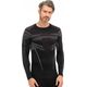 Brubeck LS15700 Bluza męska DRY czarny/grafitowy M