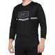100% Koszulka męska 100% AIRMATIC 3/4 Sleeve black roz. S (NEW 2022)