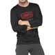 100% Koszulka męska 100% AIRMATIC 3/4 Sleeve black roz. S (NEW 2022)